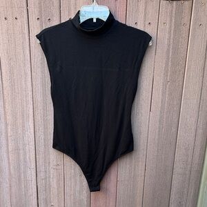 GOOD AMERICAN | Women’s 2 Black Turtleneck Bodysuit